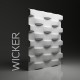 WICKER PANEL 3D DUNES